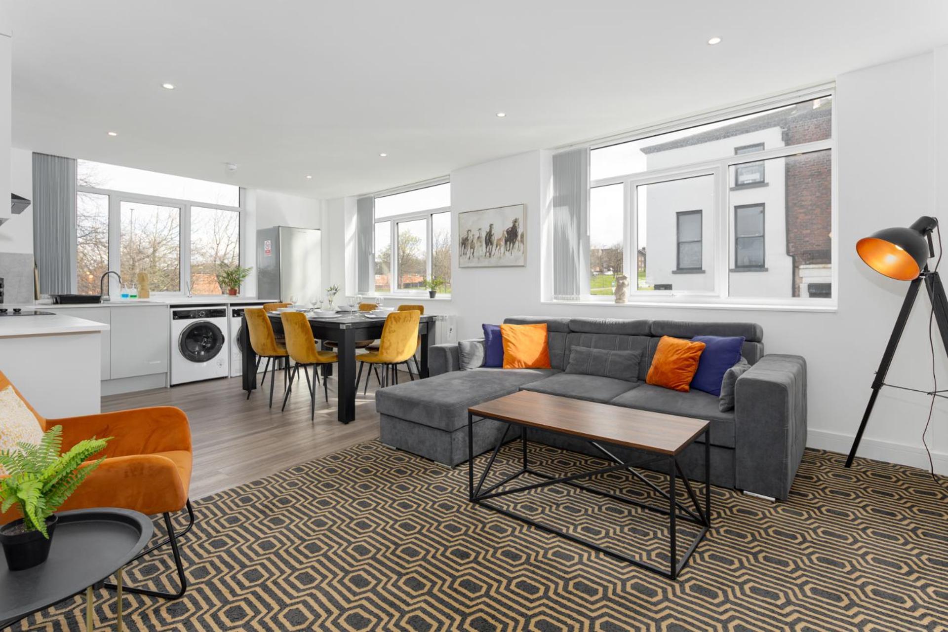 Flatzy - 16 Guests 4 En-Suite Central Apartment A Liverpool Buitenkant foto